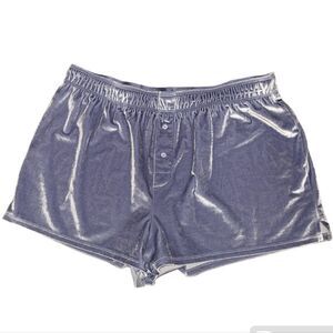 Victoria's Secret PINK Velour Velvet Sleepwear Shorts Pull On Women's Size M
